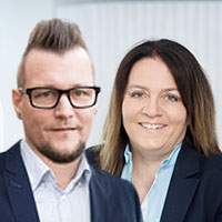 Karin Ziehr und Markus Müller